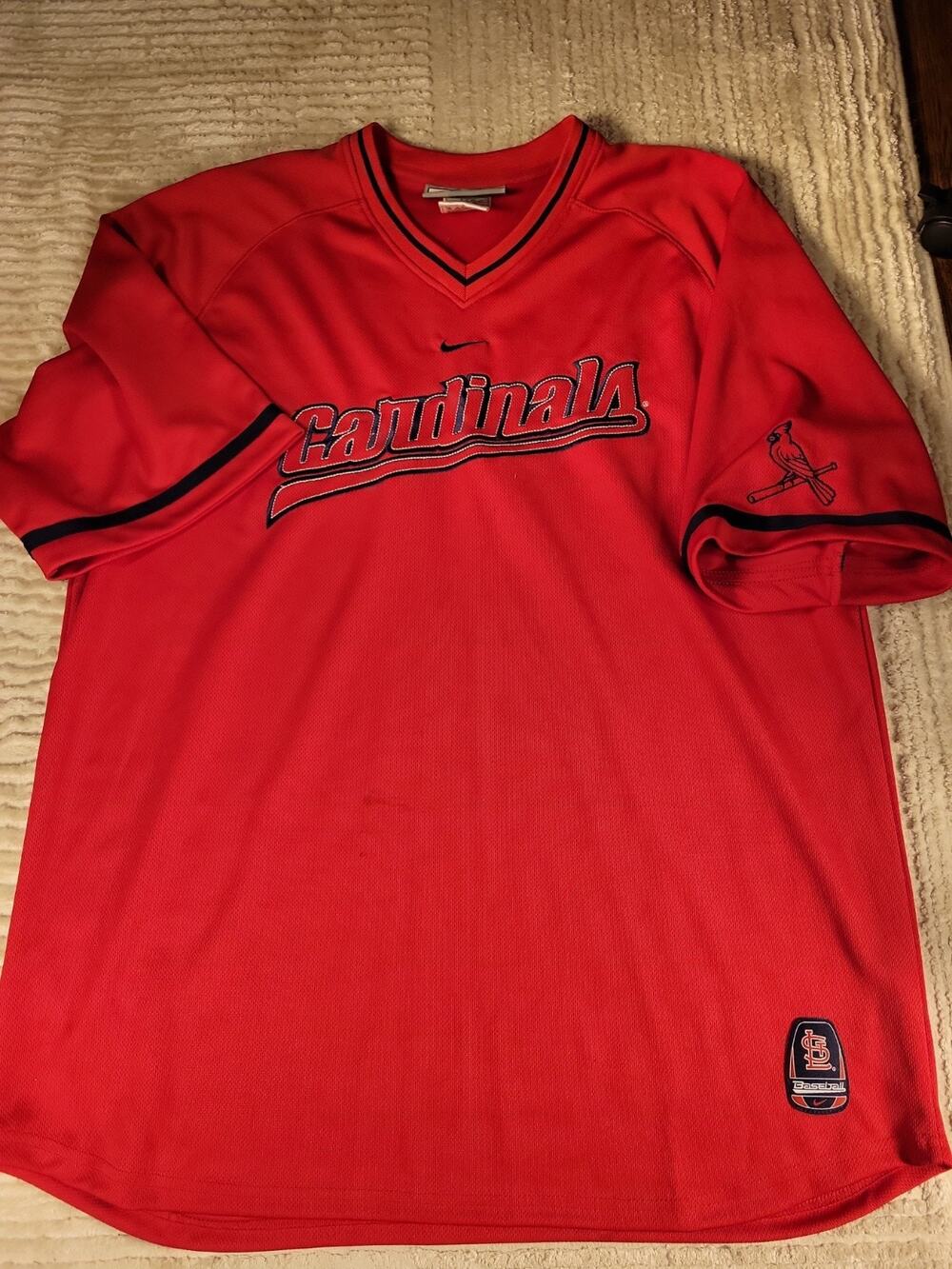 Nike St Louis Cardinals Jersey Baseball MLB Mens Size XL Top Adult